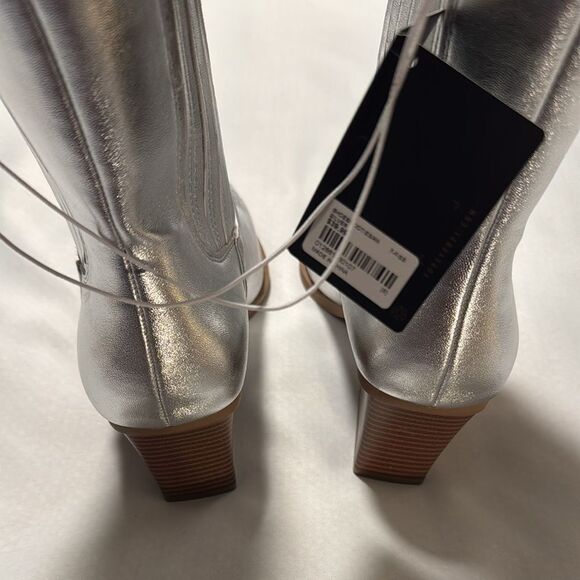 Silver Western Boots Womens 8 - Picture 3 of 4